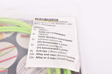 NOS Green Velda Road cylco set: VC-ROADSET-A27 complete Cable Set  Brake and gear shifting Cable and Casing / Housing set