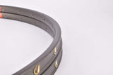 NOS Nisi dark anodized AN85 tubular Rims 650C/571mm with 28 holes from the 1980s