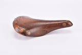 Brown Selle Ideale 134 with rear aluminum carrier from the 1980s