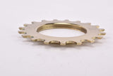 NOS Shimano Dura-Ace #MF-7150 / #MF-7160 (#FA-100 / #FA-110) golden Cog threaded on inside (#BC47), 5-speed and 6-speed Freewheel Sprocket with 19 teeth #1241817 from the 1970s - 1980s