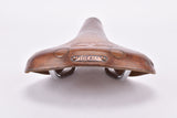Brown Selle Ideale 134 with rear aluminum carrier from the 1980s