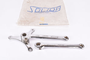 NOS Solida 3-arm cottered chromed steel crankset in 170 mm from the 1970s - 1980s