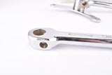 NOS Solida 3-arm cottered chromed steel crankset in 170 mm from the 1970s - 1980s