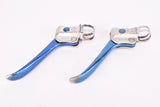 Weinmann AG Touring Handlebar Brake Lever Set blue anodized from the 1970s