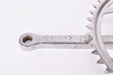 Agrati cottered chrome steel crank set with 46 teeth in 170 mm from the 1950s - 1960s