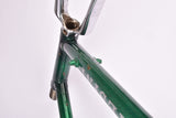 Custom painted dark metallic green glossy liquid Chesini Arena frame set with effect paint in 59.5 cm (c-t) / 58 cm (c-c) with Columbus SL tubing from the early 1980s / 1990s