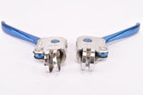 Weinmann AG Touring Handlebar Brake Lever Set blue anodized from the 1970s