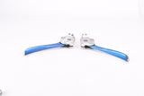 Weinmann AG Touring Handlebar Brake Lever Set blue anodized from the 1970s