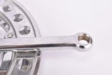 NOS cottered chromed steel right crankarm with 52/40 teeth and chainguard ring in 165 mm