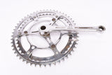 Stronglight #No.52 Diamant fluted 3-arm cottered steel crank set with 52/45 teeth in 170 mm from the 1950s - 1960s