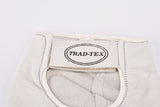 NOS White Trad-Tex leather cycling gloves  in size XL