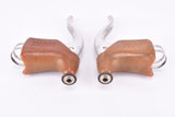 NOS Mafac Racer Center Pull Caliper Brake Set and Mafac Course 2000 Brake Lever #144 with brown hoods from 1976