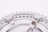 Stronglight #No.52 Diamant fluted 3-arm cottered steel crank set with 52/45 teeth in 170 mm from the 1950s - 1960s