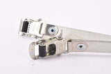 NOS white AFA leather toe clip straps