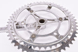 Stronglight #No.52 Diamant fluted 3-arm cottered steel crank set with 52/45 teeth in 170 mm from the 1950s - 1960s
