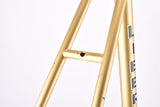 Golden Liberia Road Bike frame set in 58 cm (c-t) / 56 cm (c-c) with Reynolds 531 tubing and Simplex dropouts from 1970s