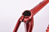 Red Gazelle Champion Mondial AA-Frame vintage steel road bike frame set in 58 cm (c-t) / 56 cm (c-c) with Reynolds 531c tubing and Campagnolo dropouts from 1983