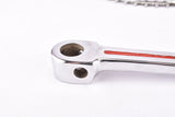 Mint Smutny 2-arm fluted cottered chromed steel crank set with 49 teeth in 175 mm from the 1930s - 1940s (Zweiarm Kurbel, Neuwertig)