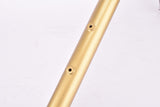 Golden Liberia Road Bike frame set in 58 cm (c-t) / 56 cm (c-c) with Reynolds 531 tubing and Simplex dropouts from 1970s