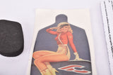NOS Cinelli Alter / Integralter Pin Up Girls for Stems in 100 - 110 mm with Vintage stewardess / Hostess / Airforce Motto from the 1990s