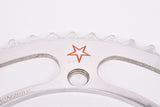 Star Pantographed Campagnolo Nuovo Record #753 Chesini / Viner / Guerciotti Big Chainring with 53 teeth and 144 BCD from the 1970s - 1980s