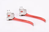Weinmann AG Touring Handlebar Brake Lever Set red anodized from the 1970s