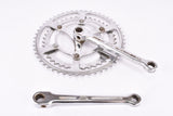 Stronglight #No.52 Diamant fluted 3-arm cottered steel crank set with 52/42 teeth in 170 mm from the 1950s - 1960s