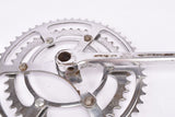 Stronglight #No.52 Diamant fluted 3-arm cottered steel crank set with 52/42 teeth in 170 mm from the 1950s - 1960s