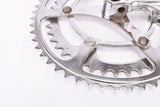 Stronglight #No.52 Diamant fluted 3-arm cottered steel crank set with 52/42 teeth in 170 mm from the 1950s - 1960s
