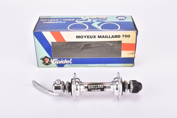 NOS/NIB Maillard / Spidel 700 Professional Team Issue low flange front hub with 36 holes from the 1970s / 1980s