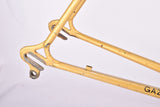 Golden Yellow (Goudgeel) Gazelle Champion Mondial "AA-Frame" defective! vintage steel road bike frame set in 56 cm (c-t) / 54 cm (c-c) with Reynolds 531 tubing and Campagnolo dropouts from the mid to late 1970s - defective!