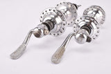 Campagnolo Record Strada #1034 Low Flange Hub set with 36 holes and italian thread from the 1960s - 80s