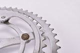 Stronglight #No.52 Diamant fluted 3-arm cottered steel crank set with 52/42 teeth in 170 mm from the 1950s - 1960s