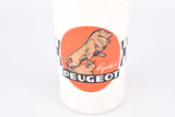 NOS Cycles Peugeot labled white (vintage) water bottle produced by Specialtes TA - defective!