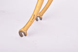 Golden Yellow (Goudgeel) Gazelle Champion Mondial "AA-Frame" defective! vintage steel road bike frame set in 56 cm (c-t) / 54 cm (c-c) with Reynolds 531 tubing and Campagnolo dropouts from the mid to late 1970s - defective!