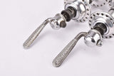 Campagnolo Record Strada #1034 Low Flange Hub set with 36 holes and english thread from the 1960s - 80s