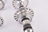 Campagnolo Record Strada #1034 Low Flange Hub set with 36 holes and english thread from the 1960s - 80s