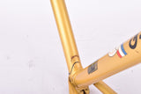 Golden Yellow (Goudgeel) Gazelle Champion Mondial "AA-Frame" defective! vintage steel road bike frame set in 56 cm (c-t) / 54 cm (c-c) with Reynolds 531 tubing and Campagnolo dropouts from the mid to late 1970s - defective!