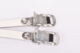 NOS white AFA leather toe clip straps