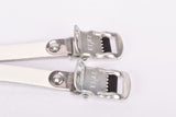 NOS white AFA leather toe clip straps