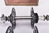 NOS/NIB Pelissier #1000 Noir Moyeux A Roulements Extra Leger 3-piece high flange hubset with english thread and 36 holes