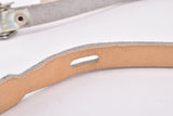 NOS Cream / Beige Paturaud ? Leather toe clip straps from the 1950s - 1960s