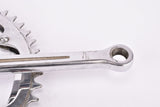 Magistroni fluted 3-arm cottered chromed steel crank set with 50/46 teeth in 170 mm from the 1950s - 1960s