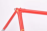 Chesini X-Uno frame set in 56 cm (c-t) / 54.5 cm (c-c) with Columbus SL-SP tubing and Campagnolo dropouts from the 1980s