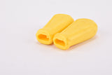 NOS Yellow Campagnolo Patented Rubber #173 Gear Lever Shifter and Quick Release cover sleeves from the 1960s - 1980s