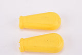 NOS Yellow Campagnolo Patented Rubber #173 Gear Lever Shifter and Quick Release cover sleeves from the 1960s - 1980s