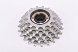 NOS / NIB Shimano 600 6-speed Uniglide Silver multiple freewheel with 14-24 teeth and english/italian tread from 1980