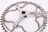 Smutny 2-arm double fluted cottered chromed steel crank set with 48 teeth in 170 mm from the 1930s - 1940s (Zweiarm Kurbel)