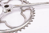 Smutny 2-arm double fluted cottered chromed steel crank set with 48 teeth in 170 mm from the 1930s - 1940s (Zweiarm Kurbel)