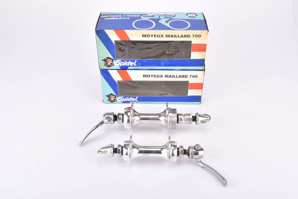 NOS/NIB Maillard / Spidel 700 Professional low flange hub set with 36 holes and english thrad from the 1980s